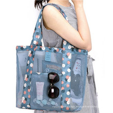 OEM Cheap Handbags Printed Pattern Custom Canvas Tote Beach Bag Handbags Custom Logo Beach Bag